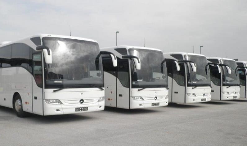 Attica: Bus company in Asprópyrgos in Asprópyrgos and Greece